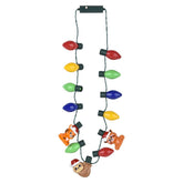 Light Up Christmas Themed Necklace In Bulk